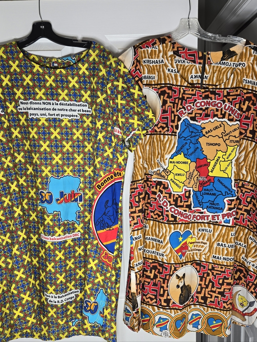 2 Unbranded African Print Dresses